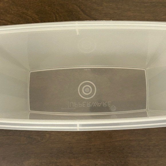 TUPPERWARE CEREAL CONTAINER KEEPER #469 WITH TAN WIDE MOUTH FLIP TOP SEAL #470 - Picture 10 of 11